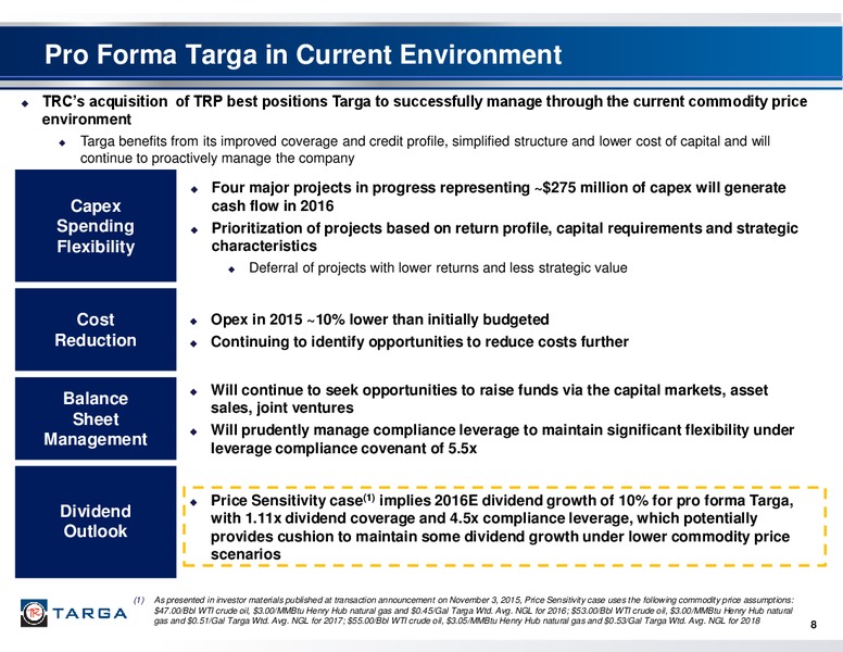 January 2016 Investor Presentation – Targa Resources Corp. – slide 6