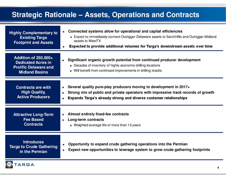 January 2017 USCA Corporate Access Day – Targa Resources Corp. – slide 5