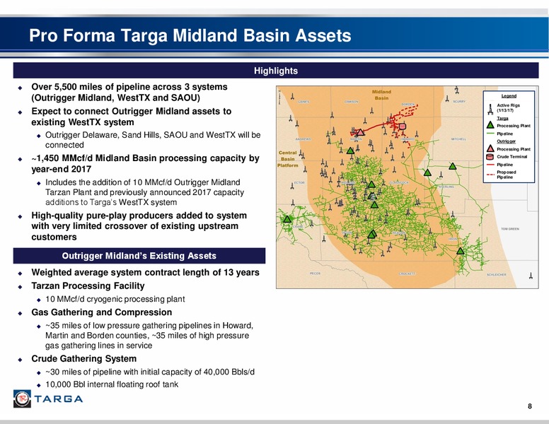 January 2017 USCA Corporate Access Day – Targa Resources Corp. – slide 9