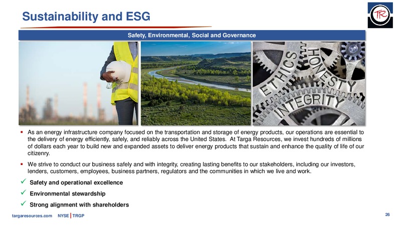 January 2020 Investor Presentation – Targa Resources Corp. – slide 25