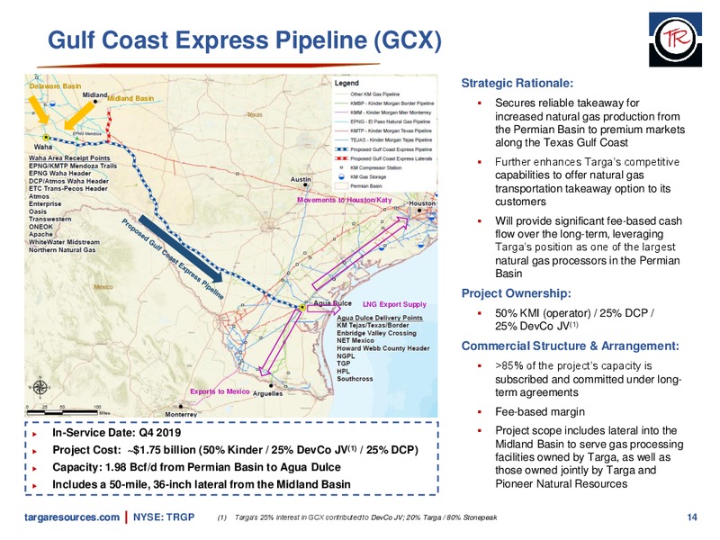 February 2018 Investor Presentation – Targa Resources Corp. – slide 13