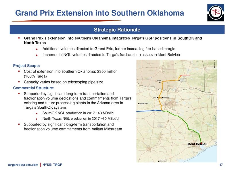 April 2018 Investor Presentation – Targa Resources Corp. – slide 16