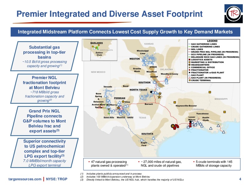 June 2018 Investor Presentation – Targa Resources Corp. – slide 3