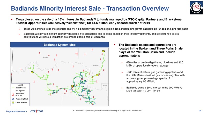 October 2019 Investor Presentation – Targa Resources Corp. – slide 23