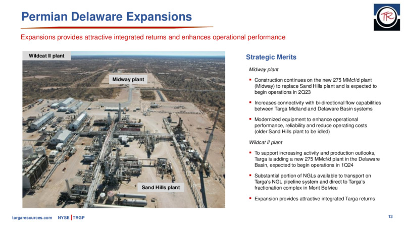 November 2022 Company Presentation – Targa Resources Corp. – slide 10