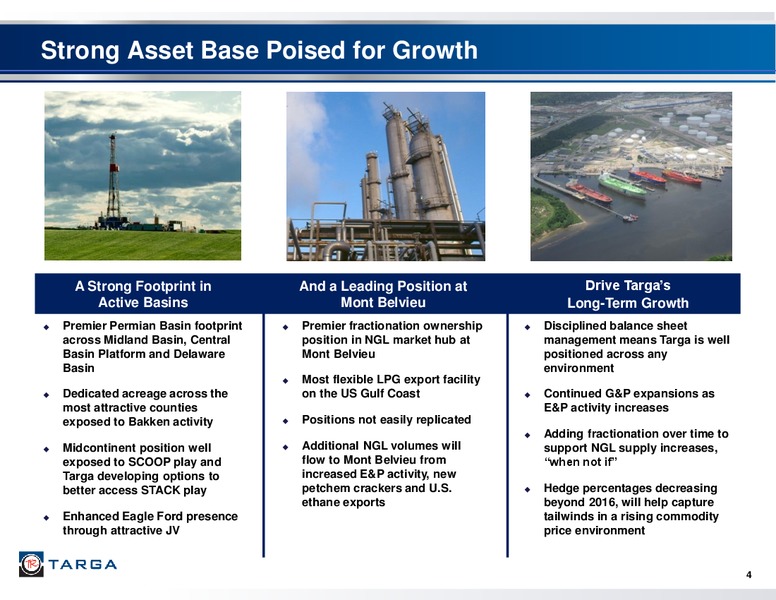 Wells Fargo Pipeline – Targa Resources Corp. – slide 3