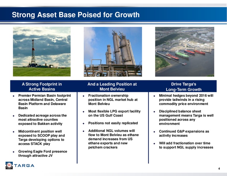Q2 2016 Investor Presentation – Targa Resources Corp. – slide 3