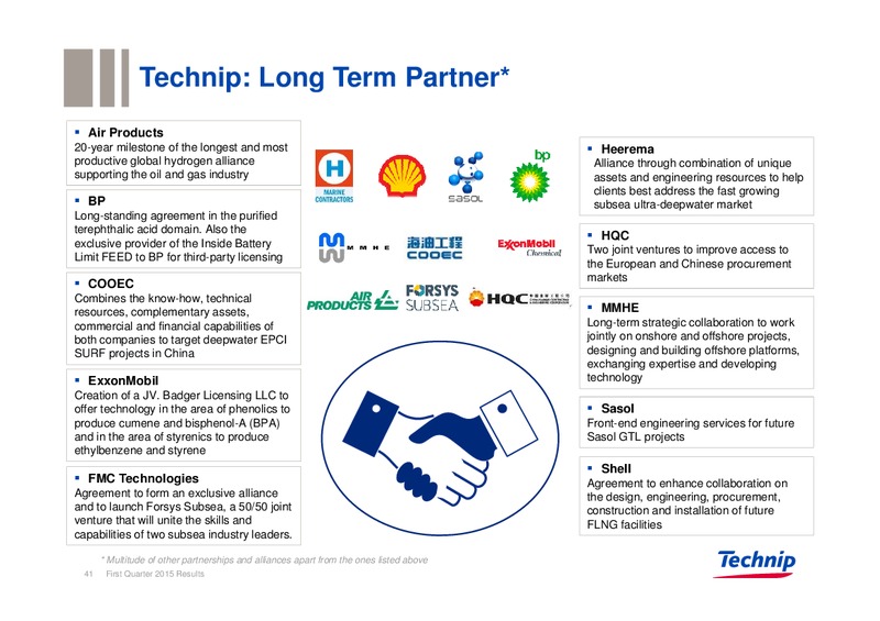 Q1 2015 Results – Technip – slide 41