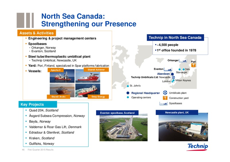 Q1 2015 Results – Technip – slide 46