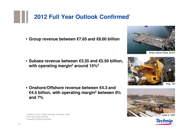 Q1 2012 RESULTS – Technip – slide 17