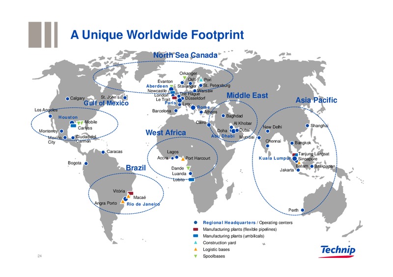 Q1 2012 RESULTS – Technip – slide 23