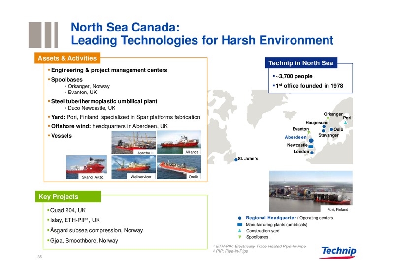 Q1 2012 RESULTS – Technip – slide 34
