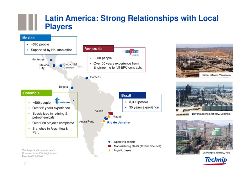 Q1 2012 RESULTS – Technip – slide 36