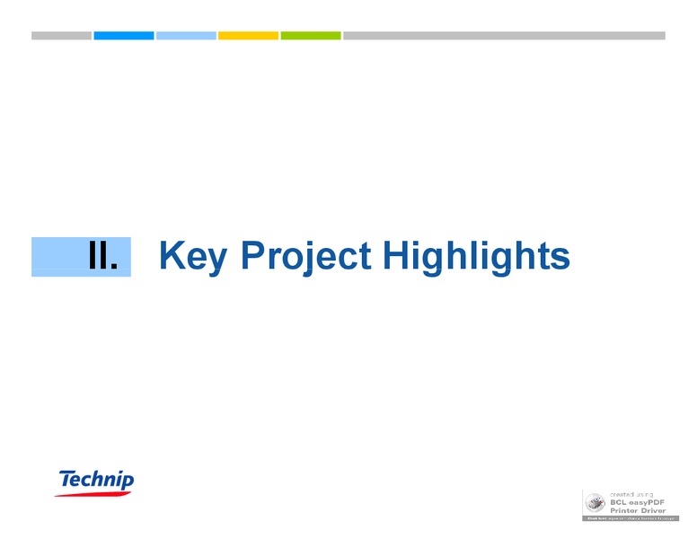 MAY 2009 INVESTOR PRESENTATION – Technip – slide 8