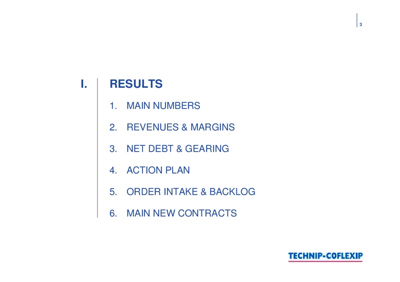 Q1 2003 RESULTS – Technip – slide 3