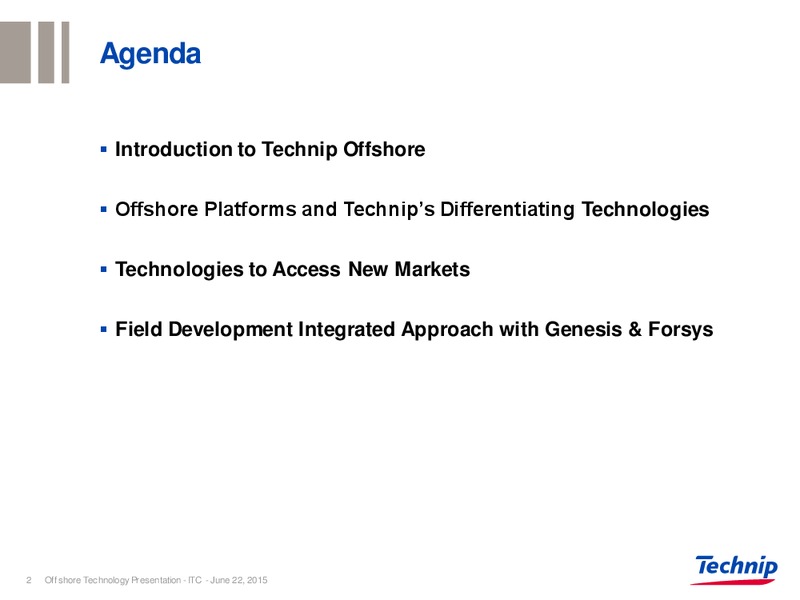 ITC Day – Technip – slide 2