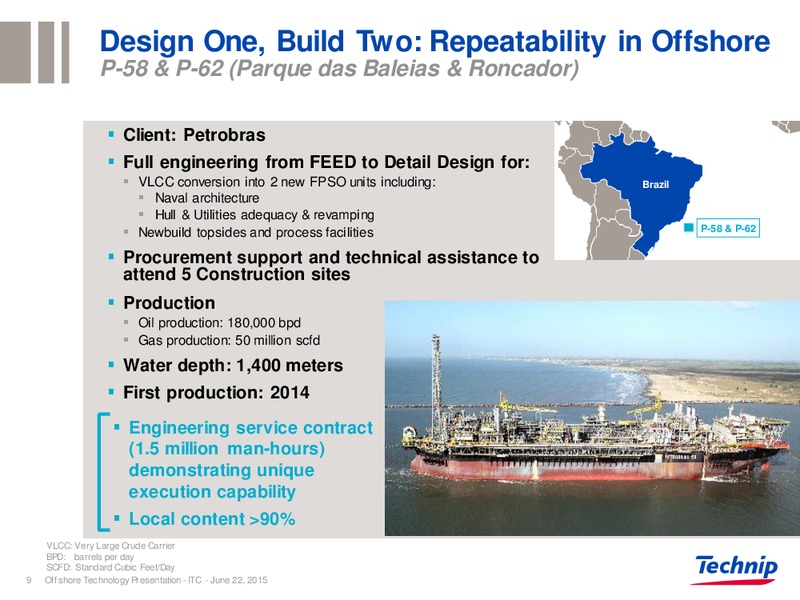 ITC Day – Technip – slide 9