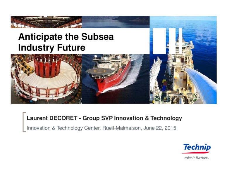 Technology Day – Technip – slide 1
