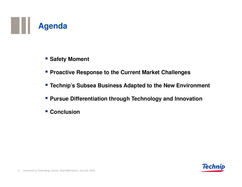 Technology Day – Technip – slide 2