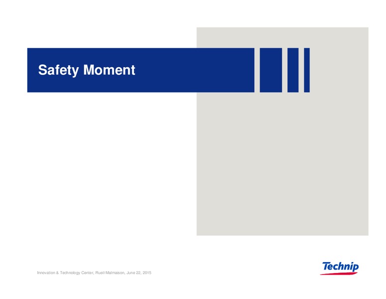 Technology Day – Technip – slide 4