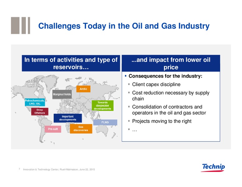 Technology Day – Technip – slide 7
