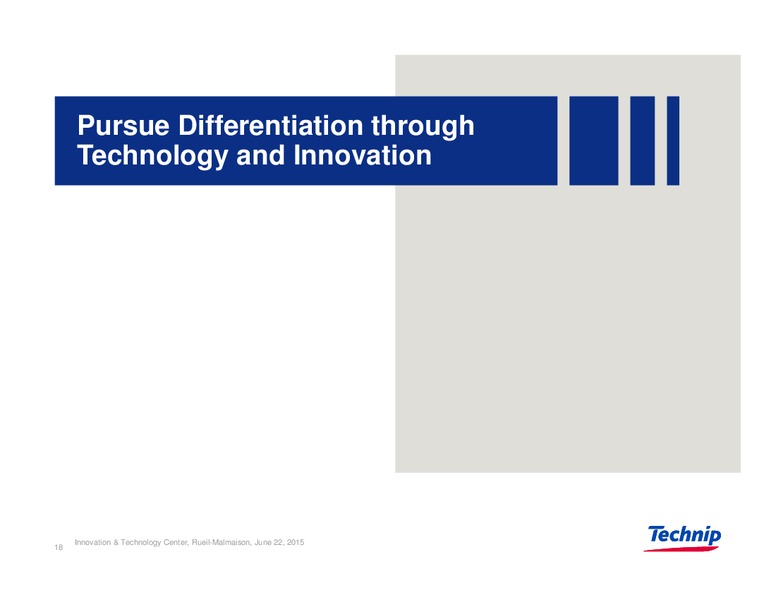 Technology Day – Technip – slide 18