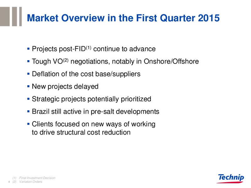 Restructuring Plan – Technip – slide 3