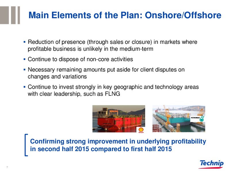 Restructuring Plan – Technip – slide 6