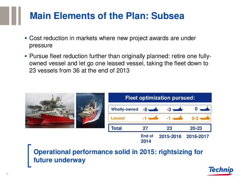Restructuring Plan – Technip – slide 7
