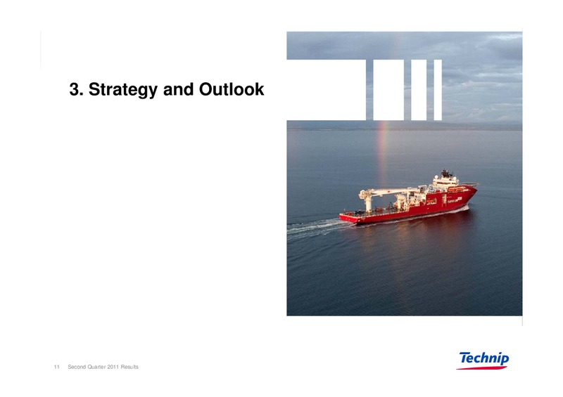 Q2 2011 RESULTS – Technip – slide 11