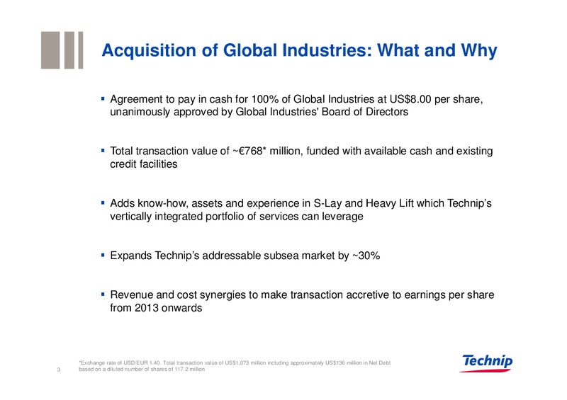SEPTEMBER 2011 INVESTOR PRESENTATION – Technip – slide 2