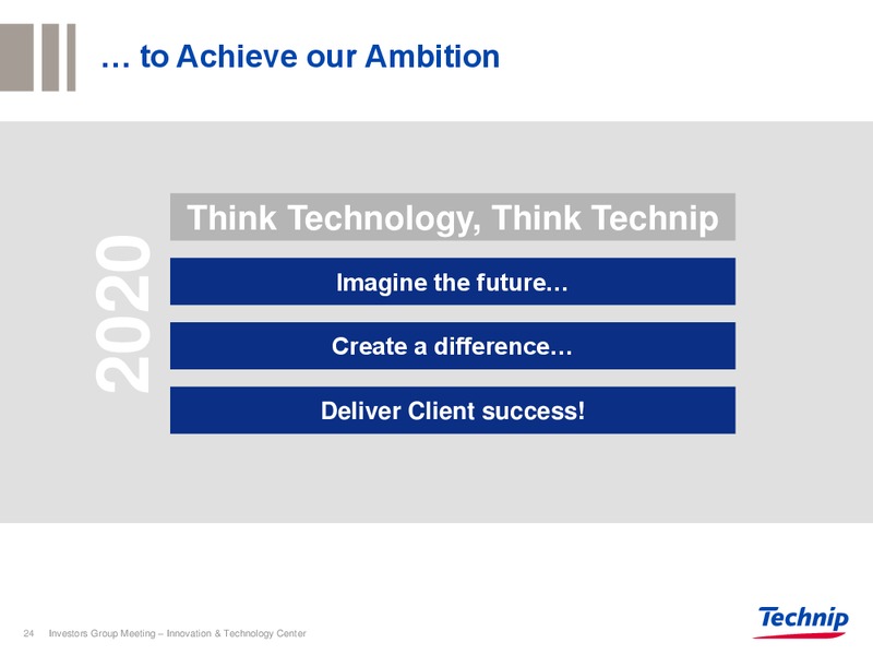 OCTOBER 2013 INVESTOR PRESENTATION – Technip – slide 23