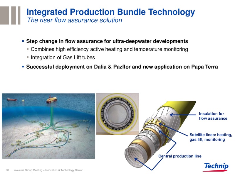 OCTOBER 2013 INVESTOR PRESENTATION – Technip – slide 30