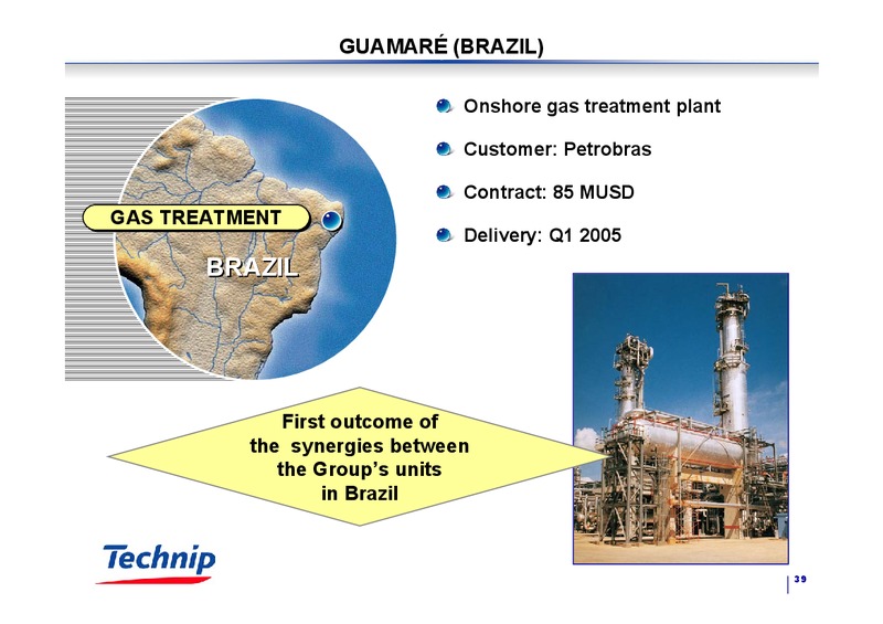 Q3 2003 RESULTS – Technip – slide 38