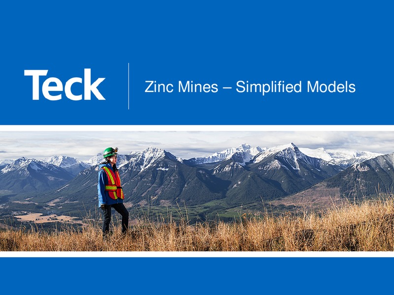 Modelling Workshop – Teck Resources Limited – slide 59