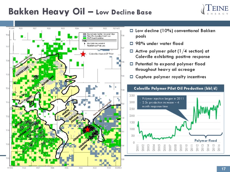September 2016 Corporate Presentation – Teine Energy – slide 17