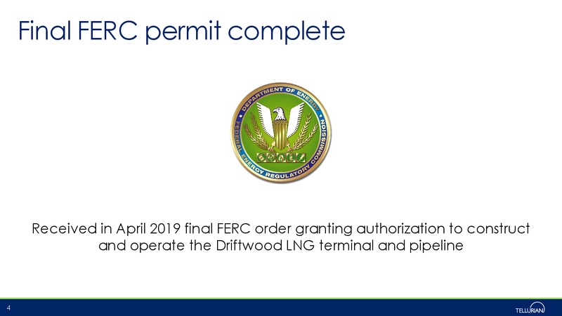 May 2019 Corporate Presentation – Tellurian Inc. – slide 3