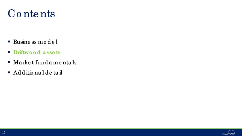 June 2018 Corporate Presentation – Tellurian Inc. – slide 14