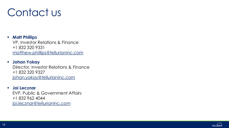 November 2021 Corporate Presentation – Tellurian Inc. – slide 17
