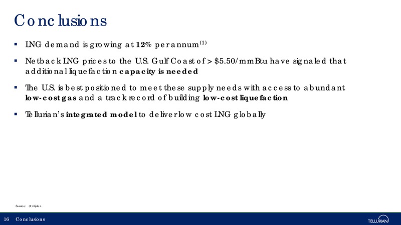 October 2017 Corporate Presentation – Tellurian Investments Inc. – slide 15