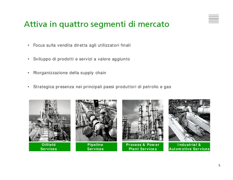 INVESTOR PRESENTATION – Tenaris Sa – slide 6