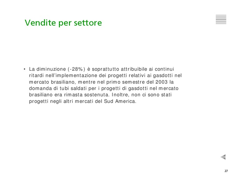 INVESTOR PRESENTATION – Tenaris Sa – slide 28