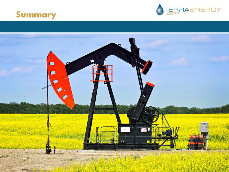 JUNE 2015 ANNUAL GENERAL MEETING – Terra Energy Corp. – slide 15