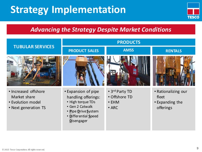 Barclays Capital CEO Energy Power Conference – Tesco Corporation – slide 8