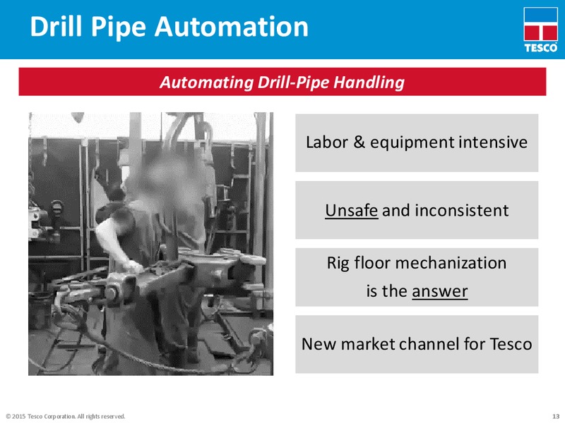 Barclays Capital CEO Energy Power Conference – Tesco Corporation – slide 12