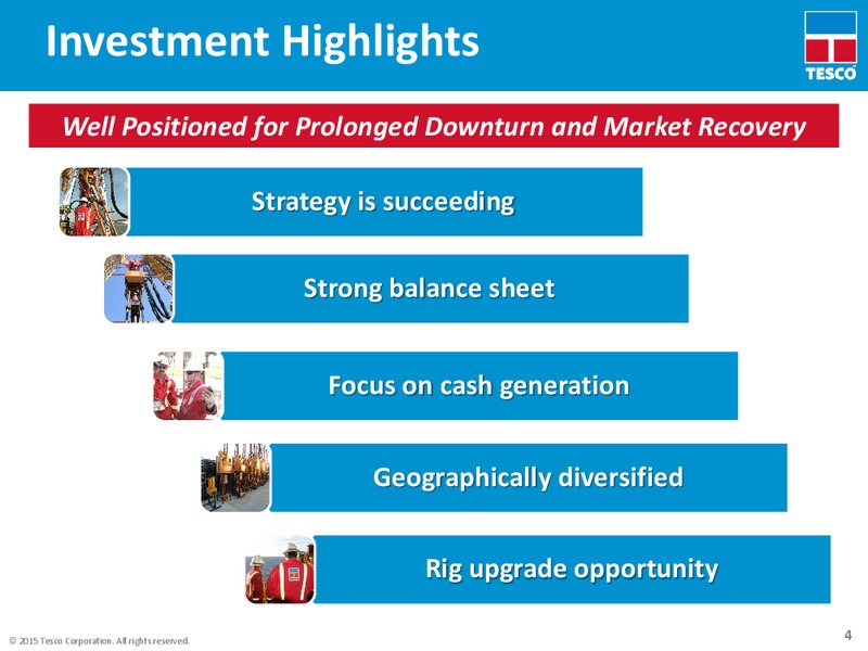 Capital One Securities 10th Annual Energy Conference – Tesco Corporation – slide 3