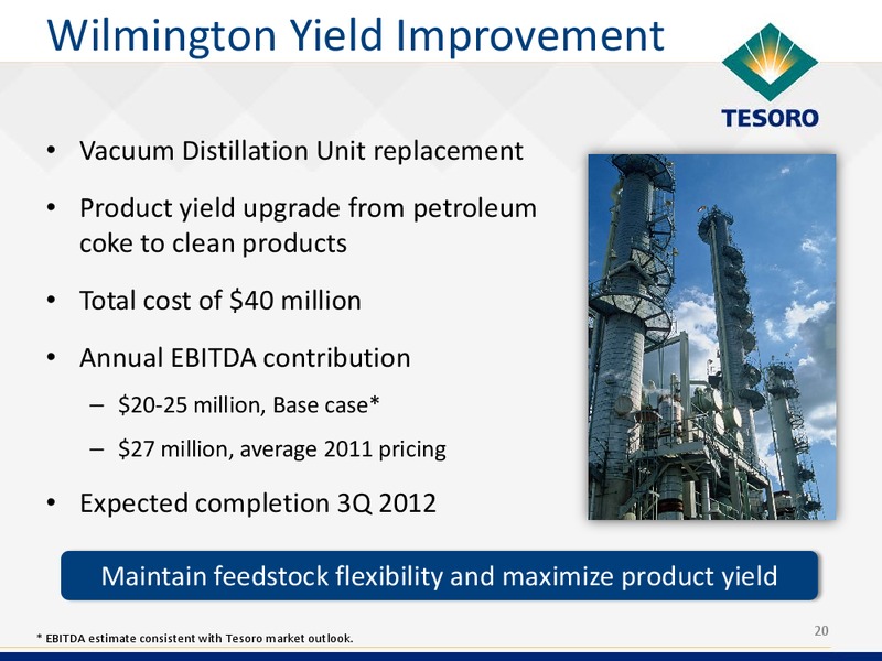 Howard Weil Energy Conference – Tesoro Corporation – slide 19