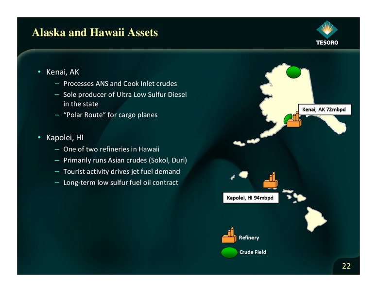 Barclays CEO Energy Power Conference – Tesoro Corporation – slide 21