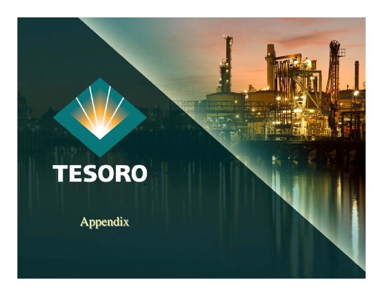 Barclays CEO Energy Power Conference – Tesoro Corporation – slide 31