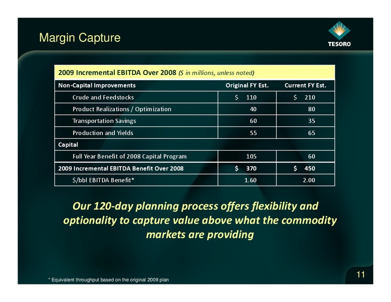 Analyst Day – Tesoro Corporation – slide 10